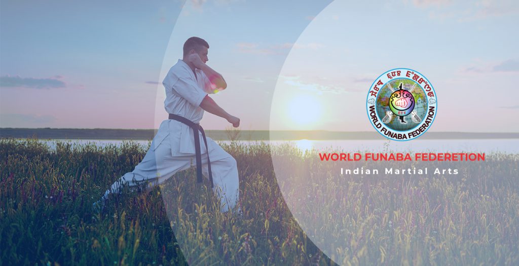 Funaba martial artist at sunset